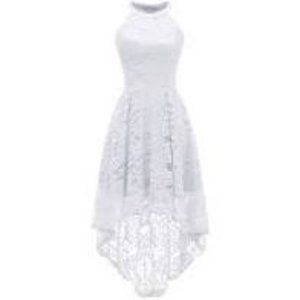 Dressystar Womens 0028 Halter Floral Lace Dress